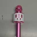 Move2Play, Kids Karaoke Microphone | Includes Pre-Loaded Songs & Bluetooth | Kids Birthday Party Gift | Toy for All Ages 2, 3, 4, 5, 6+ Year Old Girls, Boys & Toddlers (White/Pink)