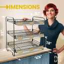 3 Tier Candy Display Rack, Chip Display for Snack Vendors, Concession Stand