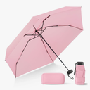 LEAGERA Compact Travel Umbrella with Case - Mini Umbrella for Purse, Small Lightweight &Tiny Design Perfect for Parasol Outdoor Sun&Rain Umbrellas