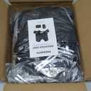 PACEARTH Weighted Vest, 12lb Weight Vest with Reflective Stripe, Body Weight Vests for Women, Men, Weight Loss Workout, Strength Training, Running, Walking, Jogging (Black)