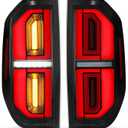MAYELLO Smoked Black LED Tail Lights Assembly for Toyota Tundra 2014-2021