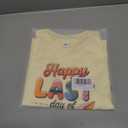 Happy Funny Last Day of School T-Shirt for Kids Toddler Girls Boys Short Sleeve Tee Cotton 2-8T (Beige)