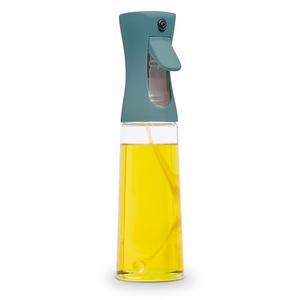 COOK WITH COLOR Glass Oil Sprayer for Cooking, BBQ, Salad Olive Oil Spray Bottle with Non-Slip Handle, Oil Sprayer Bottles for Healthy Eating, Blue