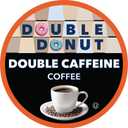 Double Donut Coffee High Caffeine Coffee Pods, Extra Strong Double Caffeine Coffee Cups for Keurig K Cup Brewer Machines Single Serve Dark Roast Coffee, 80 Count (EXP 08/18/26)