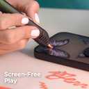 3Doodler Flow 3D Printing Pen for Teens, Adults & Creators Black, with Free Refill Filaments, Stencil Book & Guide, 3.1 x 10.74 x 4.44 inches