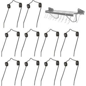 Dethatcher Spring Tines 46761 Fits for Agri-Fab Dethatcher, 10 Pack Thatcher Tine (1/8 Inch Dia) Width 4.09" x Height 2" x Length 7.08", Mower Attachments for Outdoor Yard Tools Replacement