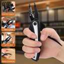 17-in-1 Multitool with Pliers, Screwdrivers, Bottle Opener, Durable Stainless Steel Pocket Knife for Men & Women, Perfect for Camping Hiking Survival Christmas Gifts for Dads, Husbands, Grandpas
