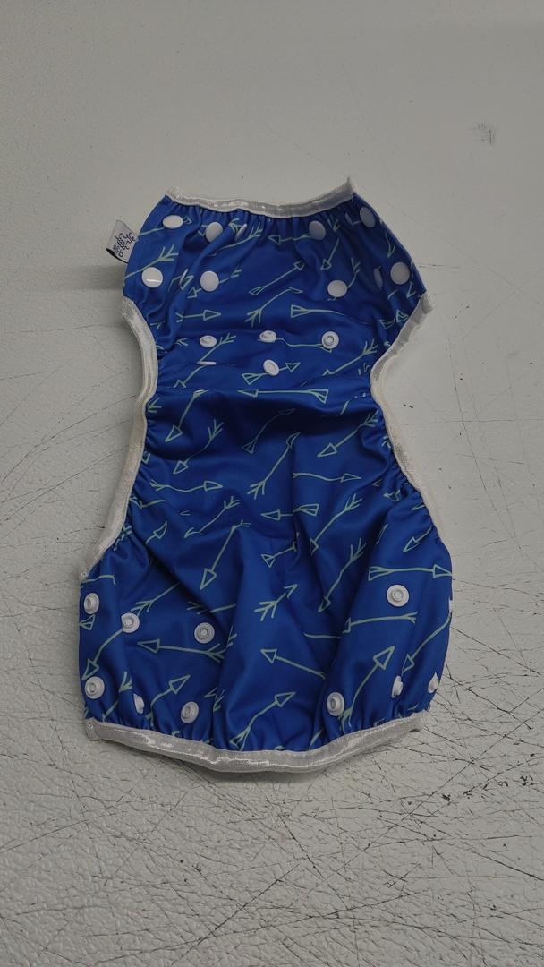 Reusable Baby Swim Diapers (Sizes N–5) –Adjustable, Easy-Wash Nageuret Reusable Swim Diaper Kids Soft, Breathable, Waterproof Swim Wear for Baby & Newborn! (Sea Friends) 0-36M, Dark Blue