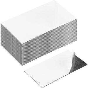 Magnetic Sheets with Adhesive Backing 2 x 3.5 Inch, 500 Packs Business Card Magnets Peel and Stick, Business Cards Customizable, Adhesive Magnetic Sheets, Custom Business Cards Personalized