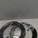 Microwave Splatter Cover Glass Cover Splatter Guard Lid with Collapsible Silicone for Food Cover Plate Cover 10.8 inch 2 Pack Black