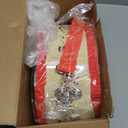 Kids Drum Set with Adjustable Strap: Toddler Musical Instrument for Ages 3-5, Wearable Drum Kit with Drumsticks, Educational Percussion Toy for Rhythm Music Development (Red)