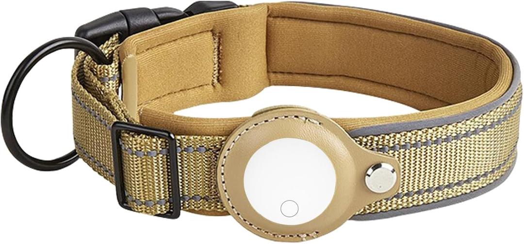 Tactical Dog Outdoor Positioner, Tracker for Pet Only iOS System, Smart Location Tracking Tactical Collar, Map Reality, Works Worldwide with Any Collar, No Other Fees, Find My, Camo