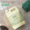 Eco Amenities - Pack of 4 Rectangular 1 Gallon Refill - Conditioner (Green Tea, 4-Pack, 1 Gallon Each)