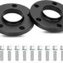 2PCs 5x112mm Hubcentric Wheel Adapters for Audi A4 S4 A5 S5 A6 S6 A7 S7 A8 S8, 14x1.5 Thread (40mm Shank Sphere Seat Type) 66.6mm Bore 12mm Thick Wheel Spacer fits Benz E200 E250 E300 E350 E400