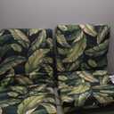 ARDEN Outdoor Midback Chair Cushion, 18 x 16.5, Rain-Proof, Fade Resistant 18 x 16.5, Onyx Cebu