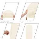 Peomeise 7.2FT Wedding Arch CoverBeige Arch Backdrop Cover Stretchy Spandex Backdrop Stand Covers for Birthday Party Ceremony Banquet Decor(86.4" L x 48" W)