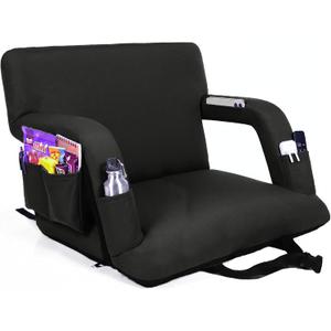 22.5” Stadium Seats with Back Support Wide for Bleacher, 1 Pack, 25" Extra Wide