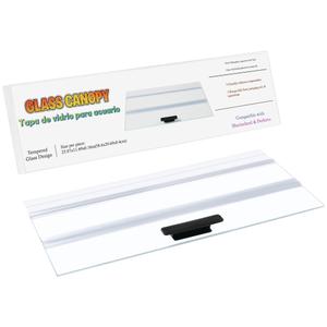 2PCS Set 22.68x16.93in(Each PCS)Clear Tempered Aquarium Fish Tank Hoods