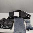 Center Console Dog Car Seat for Small Dogs, Pet Puppy Car Seats with Soft Cushion Safety Belt, Pet Bed for Cars, Washable Cat Carseats, 1 Dog Booster Cars Seats for Dogs Small 5-15lbs (Black)