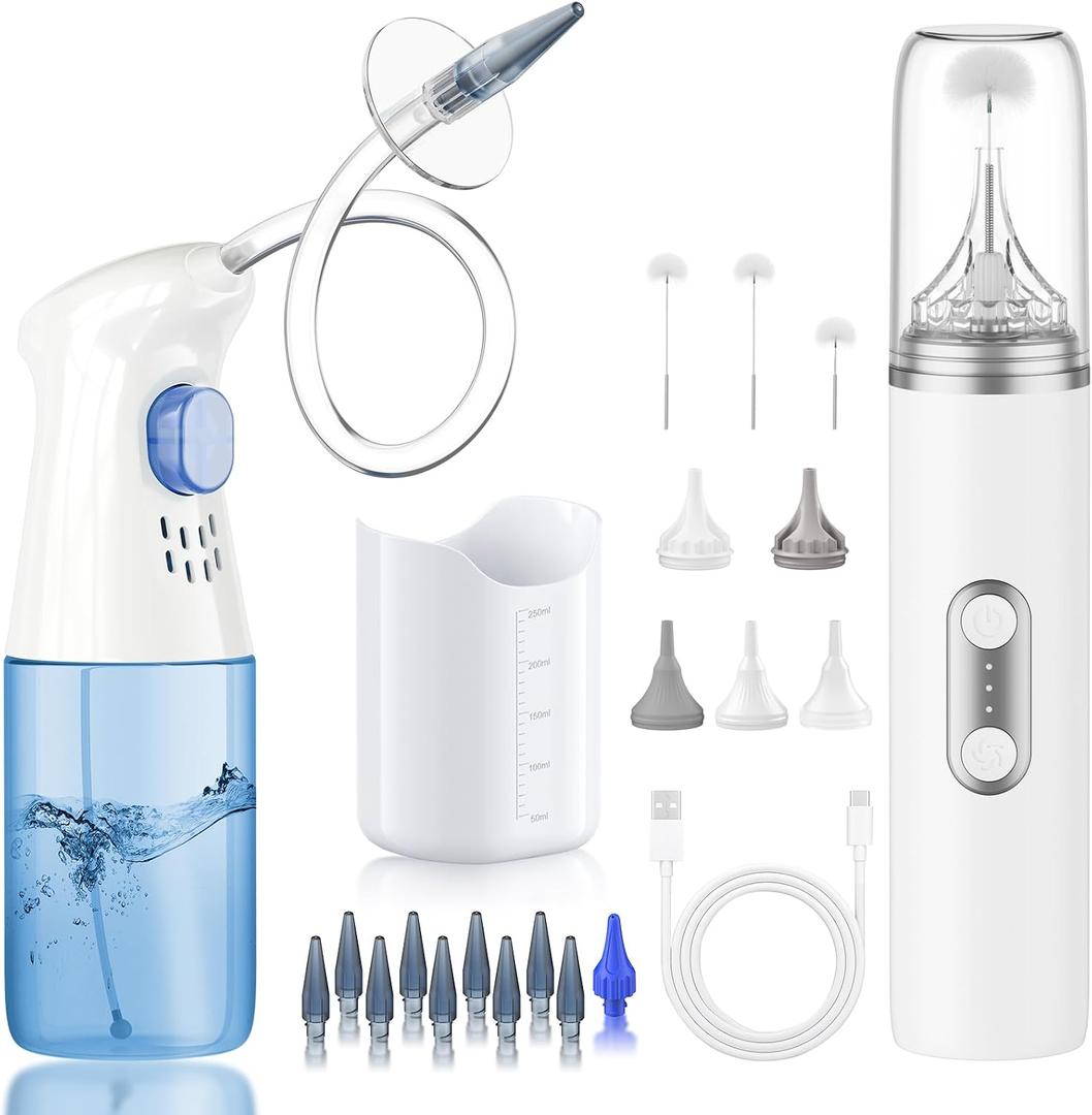 Ear Dryer - Rechargeable Ear Water Remover - Manual Ear Irrigation Flushing System