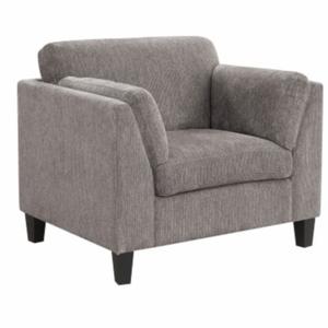 Emerald Home Furnishings, Daria Chair, Grey