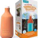 Back to the Roots Self-Watering Terracotta Olla Pot, 700mL Provides 1 Week of Precision Watering (Small)