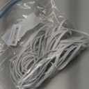 BUSOHE Cat6 Ethernet Cable 40 FT White, Cat-6 Flat RJ45 Computer Internet LAN Network Ethernet Patch Cable Cord - 40 Feet