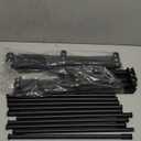 3-Tier Metal Folding Clothes Drying Rack, Laundry Drying Rack Clothing | Collapsible Dryer Racks for Laundry | Indoor & Outdoor,Black