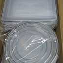 28 Pieces Food Storage Containers with Lids EXTRA LARGE Freezer Containers for Food BPA-Free Meat Fruit Vegetables Plastic Containers with lids Storage Airtight Leak-Proof Food Boxes for Kitchen (14 pack)