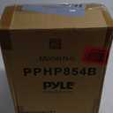 Pyle Portable Bluetooth PA Speaker System - 300W Rechargeable Indoor/Outdoor Bluetooth Speaker Portable PA System w/ 8 Subwoofer, AUX, Microphone in, Party Lights, MP3/USB, Radio, Remote PPHP854B (Black)