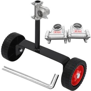 Universal String Trimmer Wheel Attachment  Fits 26mm & 28mm Shafts, Wheels for Weed Eater & Weed Wacker, Easy Support for String Trimmer