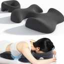 Breast Pillow and Face Down Pillow for Massage Set, Women's Massage Bolster Sleeping for Bed with Non-Slip Bottom, Home Head Chest Cushion for SPA-Dark Gray