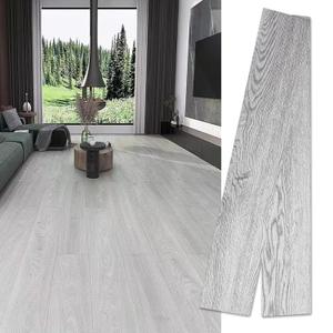 Peel and Stick Floor Tile366inPeel and Stick Flooring Easy to InstallSelf Adhesive Waterproof, Scratch Proof for rental houses, bedrooms, kitchens (36, 516-1, 36 x 6 inches)