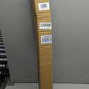 LazBlinds No Drill TDBU Roman Shades, Blackout - White, 31" W x 48" H