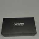 MANSPOT Manscape Groin & Body Hair Trimmer for Men, Electric Ball Pubic Trimmer Shaver,Manscape Kit with 4 Guard,Replaceable Ceramic Blade Heads,Waterproof Wet/Dry Shaver,90 Minutes Shaving (Black)