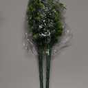 RECUTMS 8 Bundles Artificial Eucalyptus Artificial Grasses Fake Greenery Boxwood Stems Fake Plants and Greenery Springs for Farmhouse,Home,Garden,Office,Patio,Wedding and Indoor Outdoor(Eucalyptus)