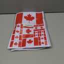 2 x QQSD Canada Flag Sticker Canadian Decal in Multiple Sizes, 3 Pack, 11.7 x 8.3 Inches