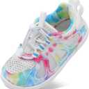 BARERUN Toddler Shoes Boy Girl Sneakers Lightweight Breathable Barefoot Running/Walking Shoes Toddler Tennis Shoes with Adjustable Tightness (2.5-3 Infant, Colour)