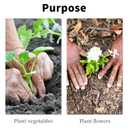 TCBWFY Garden Auger Spiral Drill Bit for Planting 3x12inch,Solid Core Shaft Auger for Bulb Planting Bedding Plants,Hole Digger for 3/8"Hex Drive Drill