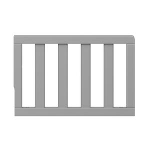 Storkcraft & Graco Toddler Safety Guardrail with Slats (Pebble Gray) – GREENGUARD Gold Certified, Converts Compatible Storkcraft & Graco Crib to Toddler Bed, Each Guardrail Sold Individually