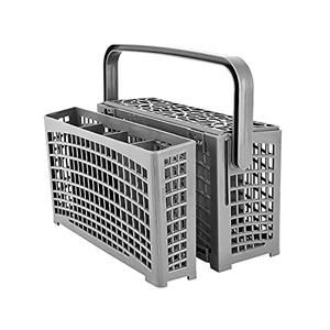 Cenipar Universal Dishwasher Silverware Basket 2 in 1 Utensil Basket Compatible with Bosch Maytag Kenmore Whirlpool KitchenAid LG Samsung Frigidaire GE Dishwasher