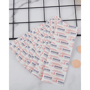 Metal Detectable Blue Fabric Adhesive Bandages, Blue Fabric Bandages for Food Service, Blue Detectable Plasters 1 Pack