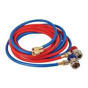 6448 R134A 10 Ft. Hose Set with Manual Couplers
