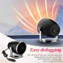 Portable Car Heater for Vehicle, 12V 100W Portable Fast Heating Defroster Automobile Windshield Fast Heaters Car Heater That Plugs into Cigarette Lighter for Car, SUV, Trucks, Round heads