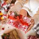 Thyle 24 Sets Employee Christmas Hanging Ornament Gifts Bulk Coworkers Thank You Appreciation Gift with Cards 4 Styles Inspirational Xmas Bulb Acrylic Ornaments for Nurse Staff Teachers Team Group