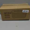 Cable Management Box,Desk Cord Organizer with Groove Cover,Plastic Cord Hider Box,Large Cable Box Organizer,Power Socket Management for TV/Computer/Router/Games Console Cable Storage (Milk Tea)