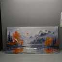 Canvas Wall Art Decor Wall Pictures for Living Room Artwork for Walls Vintage Forest Wall Art Decorations Canvas Art Wall Decor Landscape Mountain Wall Art Bedroom Home Aesthetic Art Decor 20" X 40"