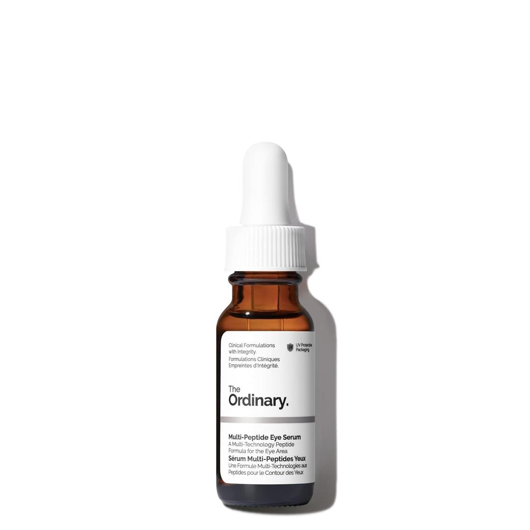 The Ordinary Multi-Peptide Eye Serum, Anti-Aging Formula for Crows Feet, Dark Circles & Puffiness (0.5 Fl Oz (Pack of 1))
