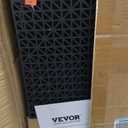 VEVOR Interlocking Tile 55PCS Black, Drainage Tiles 12" x 12" Splicing, Soft PVC Interlocking Drainage Floor Tiles, Non-Slip Drainage Holes for Restroom, Bathroom, Kitchen, Pool, Wet Areas