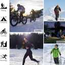 INBIKE Cycling Pants for Men Mountain Bike MTB Bicycle Running Windbreaker with Thermal Fleece Lined Winter